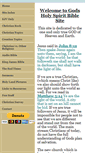 Mobile Screenshot of godsholyspirit.com