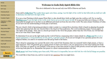 Tablet Screenshot of godsholyspirit.com